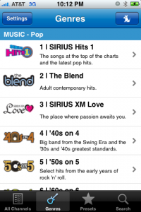 starplayr_04 Genres List