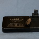 BlueSLR device and metal shield after removal